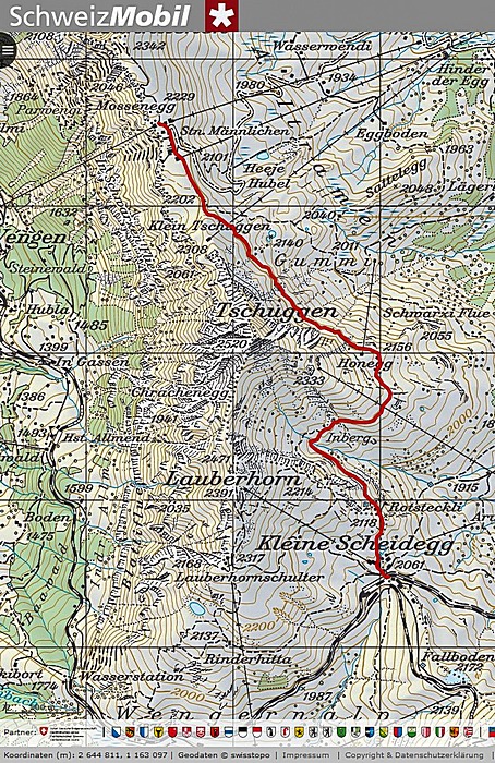 September-Wanderung: Männlichen - Kleine Scheidegg